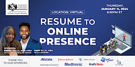 Immagine principale di Resume to Online Presence 