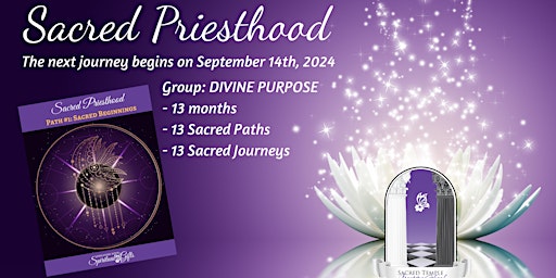 Imagem principal do evento Sacred Temple Mystery School - Sacred Priesthood - Divine Purpose Group