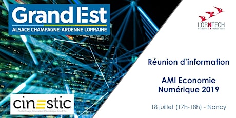 Image principale de Réunion d'information AMI Economie Numérique 2019 - Nancy