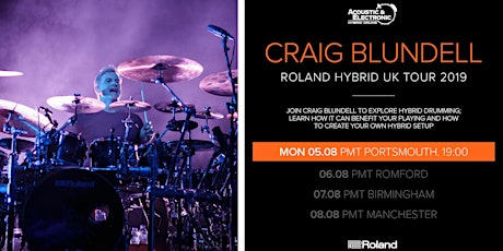 Craig Blundell Drum Clinic - PMT Portsmouth  primary image