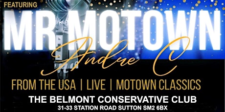 Mr Motown - Charity Event