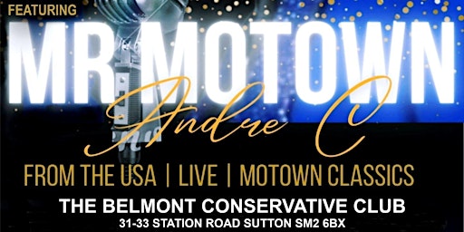 Mr Motown - Charity Event primary image