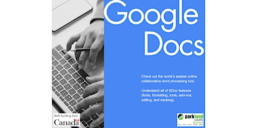 Imagen principal de Google Docs Level 1 - April 3 & 10, 6:00-7:30