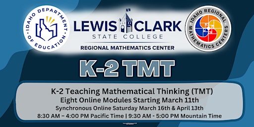 TMT Grades K-2 Online Spring 2024 (3 credits) primary image