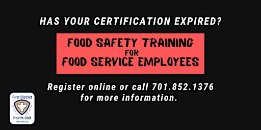 Immagine principale di FDHU Food  Safety Certification 