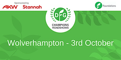 DFG Champions Roadshow Wolverhampton primary image