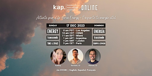 KAP Kundalini Activation Process • Online • 17 December • EN/ES/FR primary image