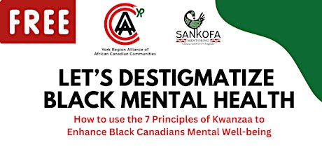 Image principale de Let’s Destigmatize  Black Mental Health