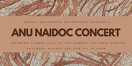 ANU NAIDOC Concert primary image