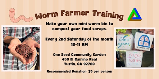Primaire afbeelding van Worm Composting Class & Free Worm Farm Tour