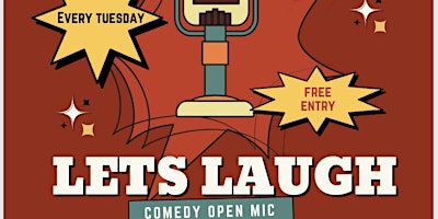It’s good comedy presents Let’s Laugh Open Mic primary image