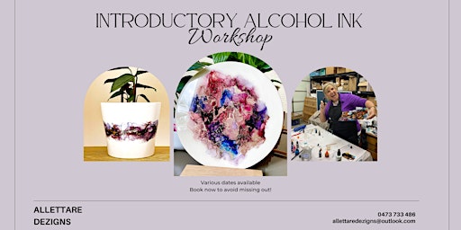 Imagem principal do evento Alcohol Ink Art Workshop