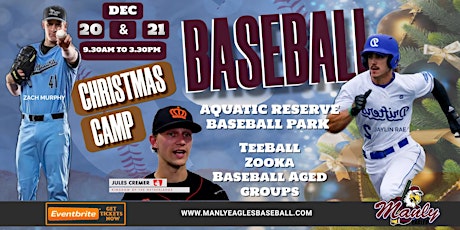 Manly Eagles Baseball 2023 Christmas Camp primary image