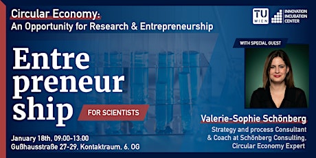 Hauptbild für Circular Economy – an Opportunity for Research & Entrepreneurship