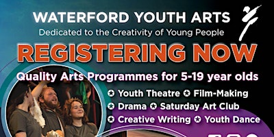 2024 April Waterford Youth Arts - Youth Film Workshops  (9-11 yrs) primary image