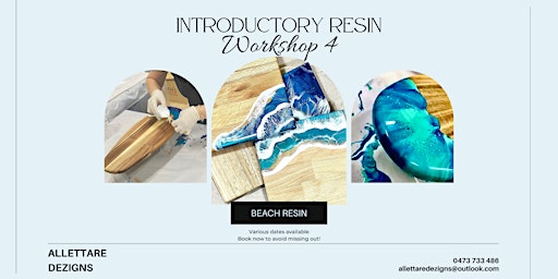 The Ultimate Beach Resin Workshop in Newcastle! primary image