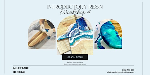 Imagen principal de The Ultimate Beach Resin Workshop in Newcastle!