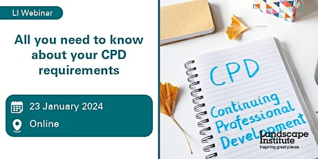 LI Webinar:  All you need to know about  your CPD requirements primary image