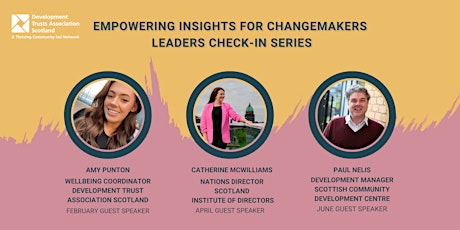 Empowering Insights for Changemakers: Leaders Check In Series