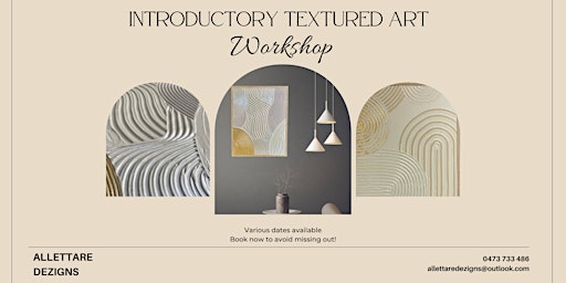 Imagem principal do evento Learn how to make Textured Artworks in Cardiff!