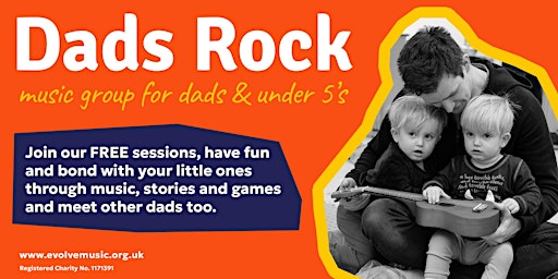 Primaire afbeelding van Worle Dads Rock: Early Years Music-Making for Dads & Their Children