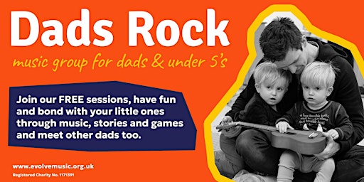 Immagine principale di Worle Dads Rock: Early Years Music-Making for Dads & Their Children 