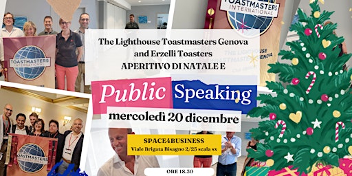 Meeting di Natale Toastmasters con i due club genovesi primary image