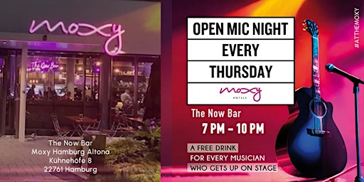 Imagem principal do evento Open Mic Band Night für alle Musiker to jump on stage- Instrumente vor Ort