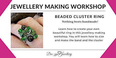 Beaded Cluster Ring - Jewellery Making Workshop primary image