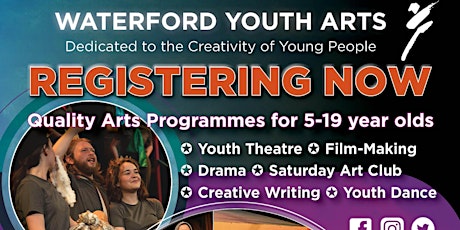 Primaire afbeelding van 2024 April  Waterford Youth Arts - Creative Writing Workshops (12-14 yr)