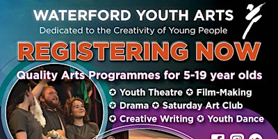 Primaire afbeelding van 2024 April Waterford Youth Arts Saturday Art Club (8-10 yrs)