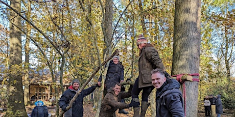 Knots and lashings Forest School Skills course at Fox EFC 2806