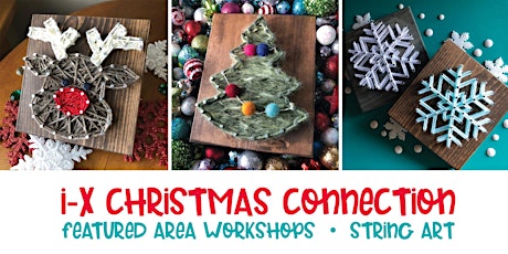 I-X Christmas Connection Workshop: String Art Reindeer primary image