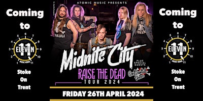 Image principale de Midnite city with guests Continental Lovers live Eleven Stoke