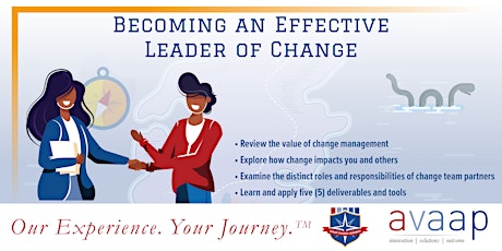 Imagem principal do evento Becoming an Effective Leader of Change