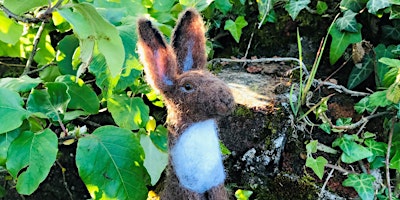 Primaire afbeelding van Needle felted brown hare workshop RLF ERC 2806