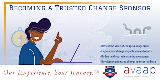 Imagem principal do evento Becoming a Trusted Change Sponsor
