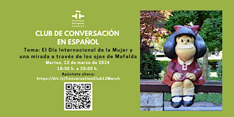 Online Spanish Conversation Club - Tuesday, 12 March 2024 - 6.30 PM  primärbild