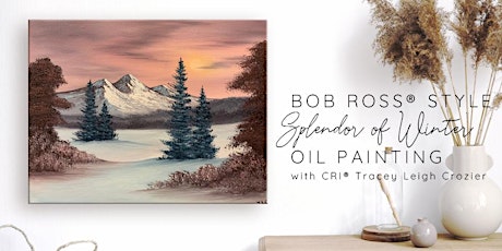 Bob Ross ® Splendor of Winter Oil Painting with Tracey Leigh Crozier primary image