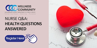 Imagem principal do evento Health Talks with a Nurse: Your Health Questions Answered