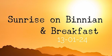 Sunrise on Binnian & Breakfast primary image