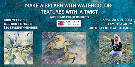 Make a Splash with Watercolor: Textures with a Twist