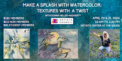 Imagen principal de Make a Splash with Watercolor: Textures with a Twist