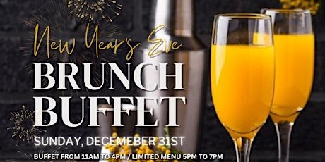 Primaire afbeelding van Join us for the New Year's Eve Brunch Buffet!