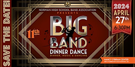 11th Annual Big Band Dinner Dance, Benefitting the Norman High School Band