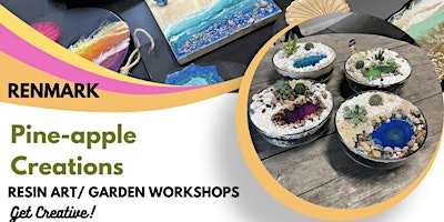 Terrarium with resin pond workshop (RENMARK) primary image