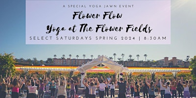 Immagine principale di Flower Flow: Yoga at the Carlsbad Flower Fields 