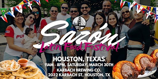 Primaire afbeelding van Sazon Latin Food Festival in Houston - *Family Friendly*