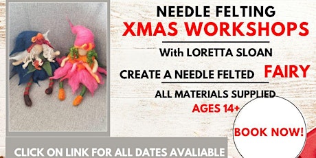 Image principale de Needle Felted Fairy Christmas Workshop