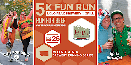 5k Beer Run x Lolo Peak Brewery & Grill | 2024 MT Brewery Running Series